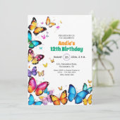 The Joy of Butterflies 12th Birthday Invitation 招待状 (スタンド正面)
