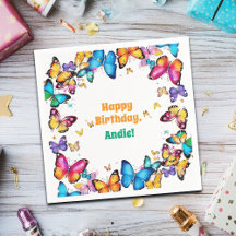 The Joy of Butterflies Birthday Party