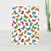 The Joy of Butterflies Happy Birthday   カード (裏面)