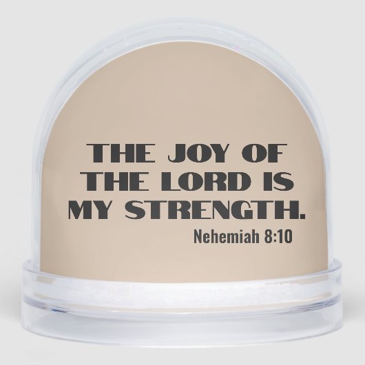 The joy of the Lord is my strength bible verse (正面)