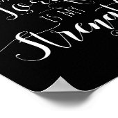 The Joy Of The Lord Is My Strength Christian  ポスター (角)