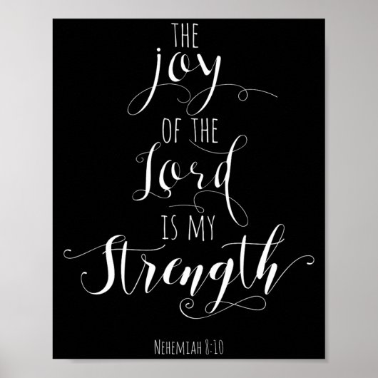 The Joy Of The Lord Is My Strength Christian  ポスター (正面)