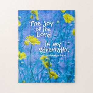 The Joy of the Lord is my Strength, Nehemiah 8:10 ジグソーパズル