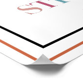 The Joy Of The Lord Is Our Strength Bold ポスター (角)