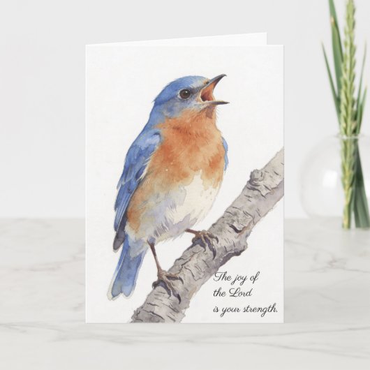 The Joy of the LORD is your strength カード (正面)