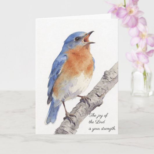 The Joy of the LORD is your strength カード (蘭)