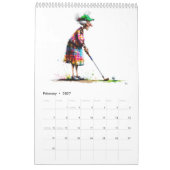 The Joys Of Golf - Calendar カレンダー (2月 2027)