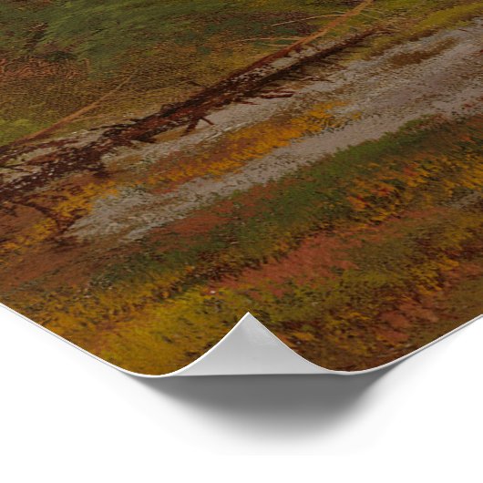 The Juniata River, Pennsylvania by Thomas Moran ポスター (角)