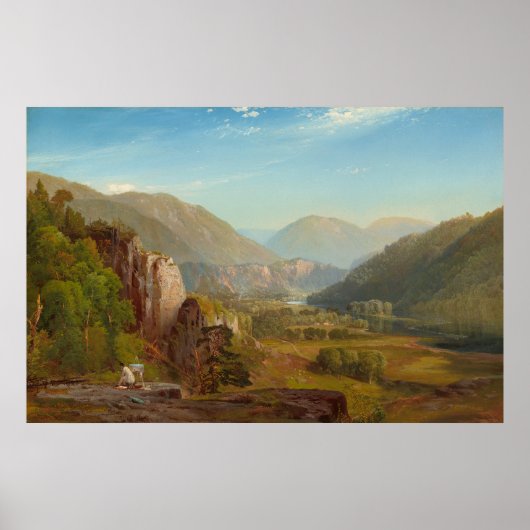 The Juniata River, Pennsylvania by Thomas Moran ポスター (正面)