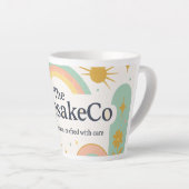 The Keepsake Co. ロゴ コーヒーマグ カフェラテマグ (右アングル)