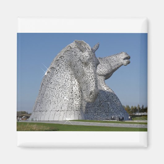The Kelpies 11212, Helix Park, Falkirk,スコットランド マグネット (正面)