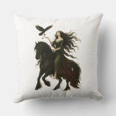 "The Key" Collection Throw Pillow クッション (裏面)