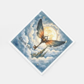 The Key of Eternity – Steampunk Wings  スタンダードランチョンナプキン (角)