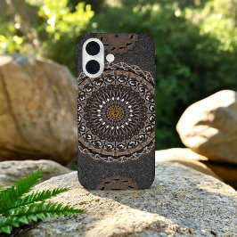 The khaki crocodylus porosus iPhone 16 Case iPhone 16ケース