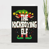 The Kickboxing Elf Christmas  カード (正面)
