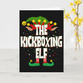 The Kickboxing Elf Christmas  カード (黄色い花)