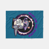 The Kids Ready Total Solar Eclipse Armadillo フリースブランケット (正面(横))