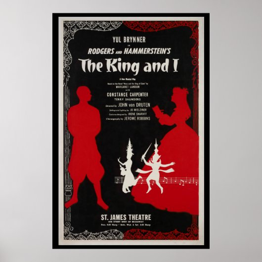 The King and Iの複製用ヴィンテージのポスター ポスター (正面)