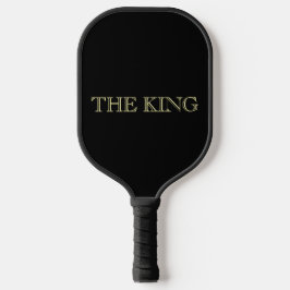 The King Black Gold Luxury Minimal Design ピックルボールラケット