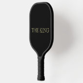 The King Black Gold Luxury Minimal Design ピックルボールラケット (左)