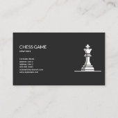 The King - Chess Piece 名刺 (裏面)