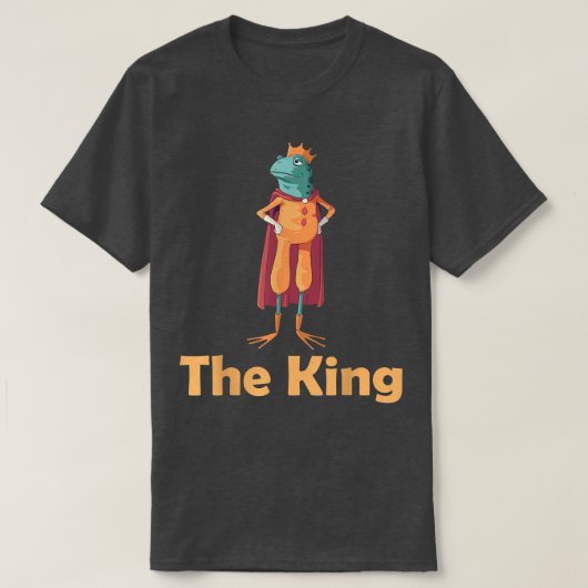 The King For Frogs Fans Tシャツ (デザイン正面)