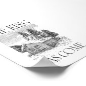 The King Has Come Cabin Christmas Wall Art ポスター (角)