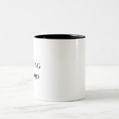 The King of kings Bold & Regal Ceramic Coffee mug ツートーンマグカップ (中央)