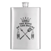 The King of the House Beer フラスク (正面)