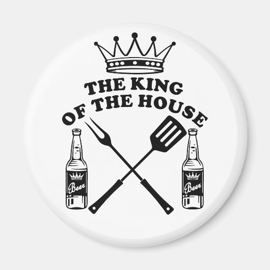 The King of the House Beer マグネット (正面)