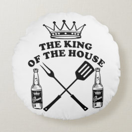 The King of the House Beer ラウンドクッション