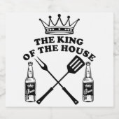 The King of the House Beer リキュールボトルラベル (シングルラベル)