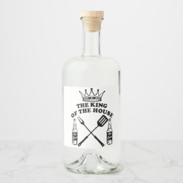 The King of the House Beer リキュールボトルラベル