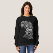 The King of The Werewolf Medieval Wolf Curse Monst スウェットシャツ (正面フル)