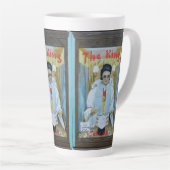 The King Tells All カフェラテマグ (右アングル)