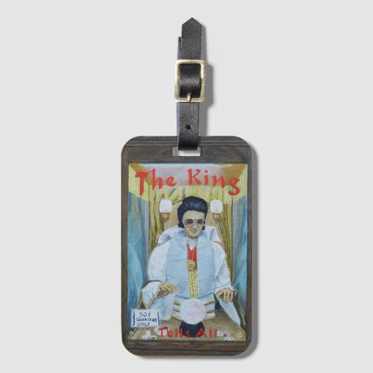 The King Tells All ラゲッジタグ (正面縦)