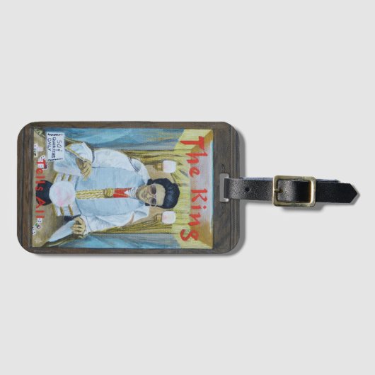 The King Tells All ラゲッジタグ (正面横)