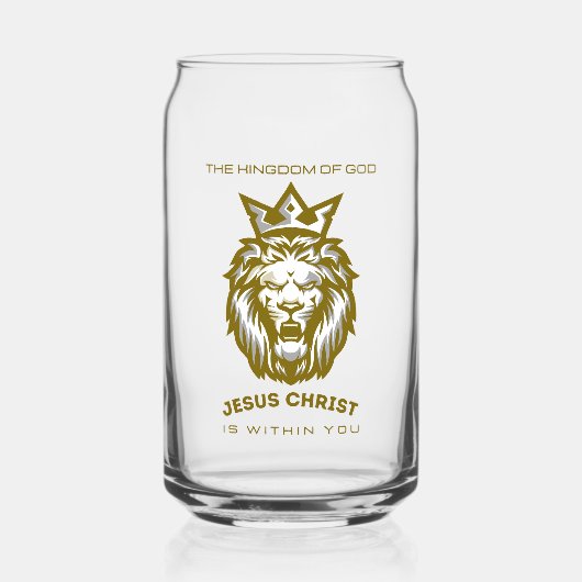 The Kingdom of God Is Within You – Christian Glass ガラス缶 (正面)