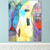 The Kingfisher by Joan Soilleux キャンバスプリント (インサイチュ (ウッドフロア))