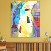 The Kingfisher by Joan Soilleux キャンバスプリント (インサイチュ (リビング))