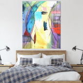 The Kingfisher by Joan Soilleux キャンバスプリント (インサイチュ (寝室))