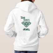 "The King's Jewel" women hoodie パーカ (裏面)
