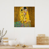 The Kiss by Gustav Klimt ポスター (キッチン)