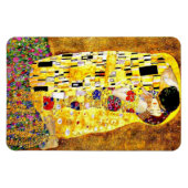 The Kiss by Gustav Klimt,  マグネット (横)