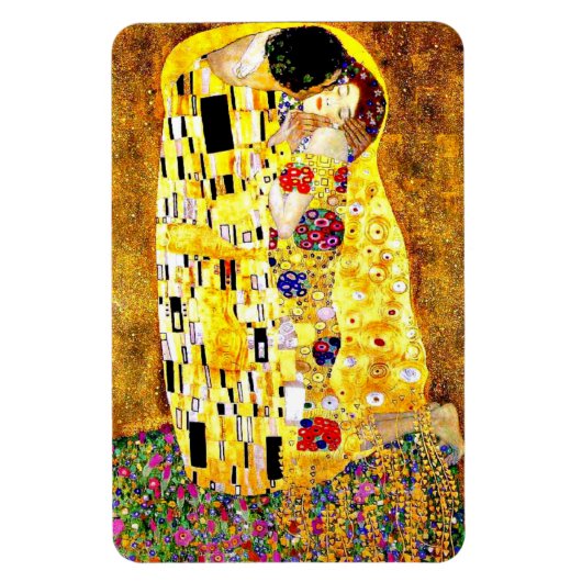 The Kiss by Gustav Klimt,  マグネット (縦)