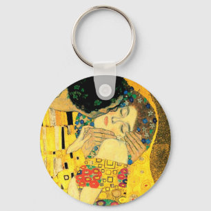 The Kiss by Gustav Klimt Art Nouveau キーホルダー