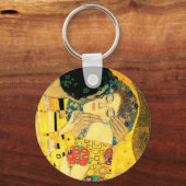 The Kiss by Gustav Klimt Art Nouveau キーホルダー (正面)