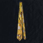 The Kiss by Gustav Klimt, Vintage Art Nouveau ネクタイ<br><div class="desc">Now available! Double sided printed ties! Twice as nice! The ultimate painting of love, a beautiful design to celebrate Valentine's Day with! The Kiss (detail) (1907-1908) by Gustav Klimt is a vintage Victorian Era Symbolism fine art love and romance painting featuring a romantic couple in various shades of gold, patterns...</div>