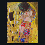 The Kiss by Gustav Klimt, Vintage Art Nouveau ノートブック<br><div class="desc">The ultimate painting of love, a beautiful design to celebrate Valentine's Day with! The Kiss (detail) (1907-1908) by Gustav Klimt is a vintage Victorian Era Symbolism fine art love and romance painting featuring a romantic couple in various shades of gold, patterns and symbols, sharing a kiss against a bronze background....</div>
