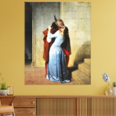 The Kiss - Francesco Hayez Il Bacio  キャンバスプリント (インサイチュ (リビング))